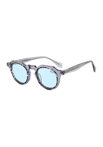 Qazal Unisex Güneş Gözlüğü Şeffaf - Gri