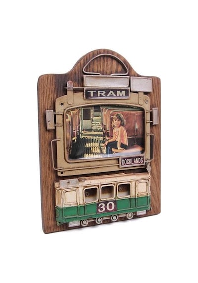 Dekoratif Metal Çerçeve Tramvay Dekorlu Vintage Hediyelik Arbltgsej5xw40mt1ff