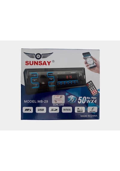 Sunsay MB-29 Yeni Model APP Control Android İos Destekli Oto Teyb