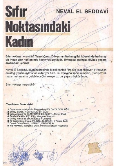Sıfır Noktasındaki Kadın - 1.baskı - Neval El Seddavi 2.el