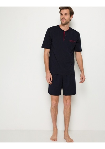 Pierre Cardin Bay Penye Pijama Şort Takım 3 Parça 5370