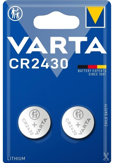 Cr2430 3 Volt Lityum Pil İkili Paket 2,