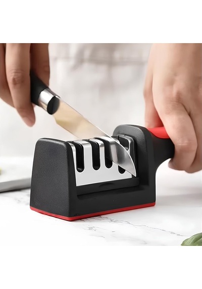 Kanji 4 Fonksiyonlu Paslanmaz Çelik Bıçak, Makas &amp Satır Bileyici Elmas, Seramik Ve Tungsten Çelik Bileme S