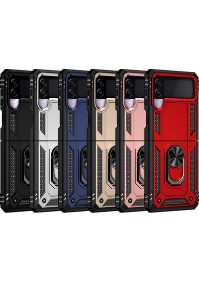 Galaxy Uyumlu Z Flip 3 Kılıf Zore Vega Kapak