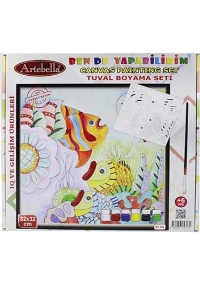 Tuval Boyama Seti Balık St-01 9018249