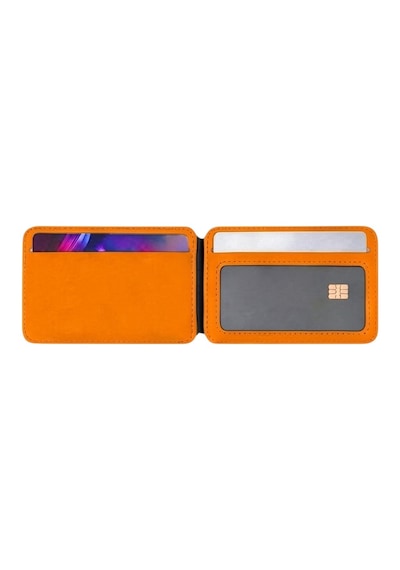 Nettech Magsafe Kartlıklı Cüzdan Ve Katlanabilir Stand Turuncu