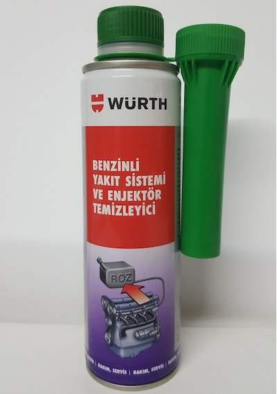 Würth Benzinli Yakıt Sistemi ve Enjektör Temizleyici 300 ML