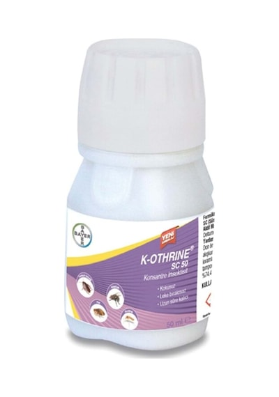 Bayer K-othrine Sc 50 Envu Kokusuz Haşere Öldürücü 50 ML