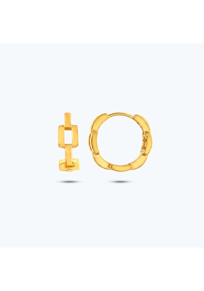 Altınbaş 22 Ayar Altın Zincir Halka Küpe Bkp0092-25649 Çok Renkli