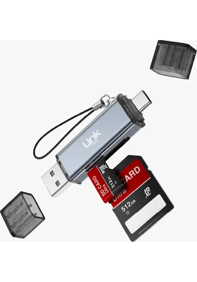 A207 Usb-a / Usb-c 2 İn 1 Sd/tf Card Reader