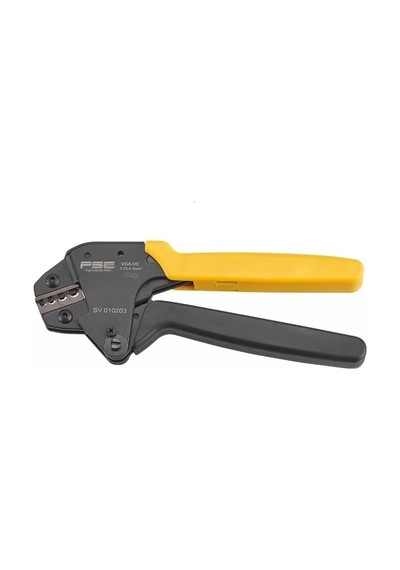 Vsa-06 0.25-6.0mm² Yüksük Sıkma Pensesi Profesyonel Kablo Sıkma Pensesi, Siyah-sarı