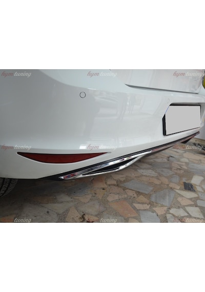 Golf 7 Difüzör. 7.5 Görünüm. Krom Egzozlu Difüzör. Parlak Siyah