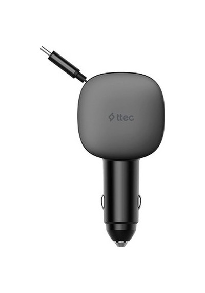 Ttec 2ckp07s Ttec Smartcharger Trıo Pd 60w Araç Hızlı Şarj Aletı Usb-c+usb-a + Dahılı Pd 30w 70cm