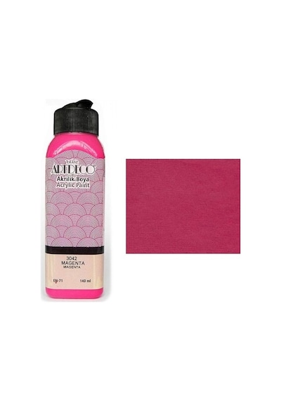 Artdeco Akrilik Boya 140 Ml. Magenta 070R-3042