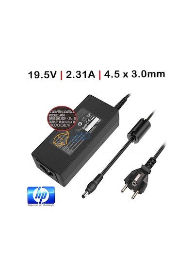 Hp 19.5v 2.31a / 4.5 3.0mm Notebook Adaptör 45w Mavi Uc / Rna-hc14