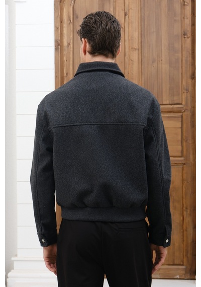 Baselco Bomber Basic Kaşe Ceket/mont Antrasit