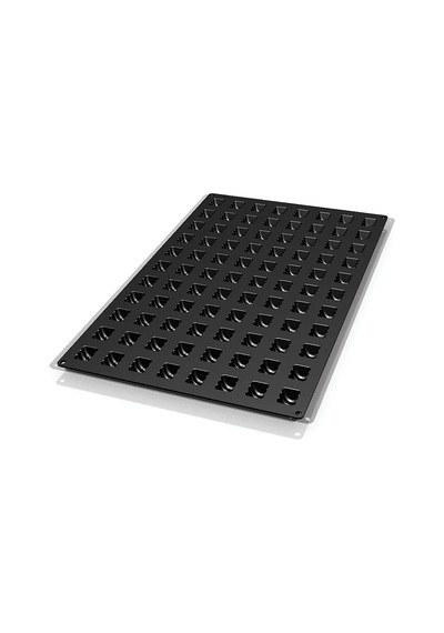 40.448.20.0000 Silikomart Sq048 Black Mını Twıst 40x60 Cm Silikon Kalıp Kahverengi