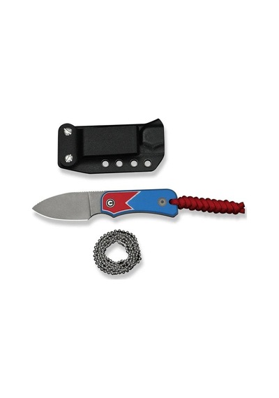 Civivi Baby Banter Fixed Blade - Jump Edition Red / White / Blue G10 Handle Gray Stonewashed Nitro-v Blade Kamp Bıçak Çok Renkli Civivi Baby Banter Fixed Blade - Jump Edition Red / White / Blue G10 Handle Gray Stonewashed Nitro-v Blade Kamp Bıçak Çok Renkli