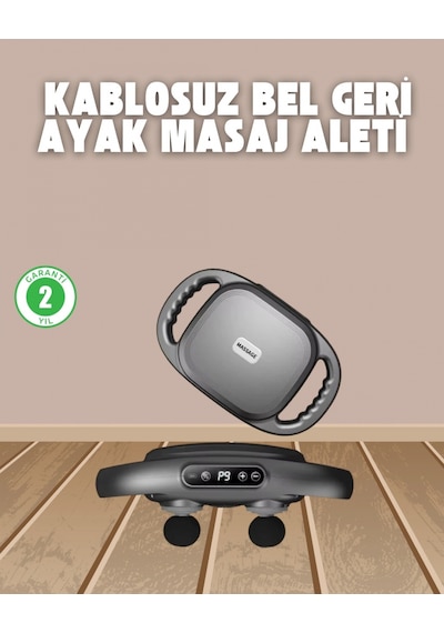 Profesyonel 6 Başlıklı Şarjlı Masaj Tabancası 2000 Mah Güçlü Performans