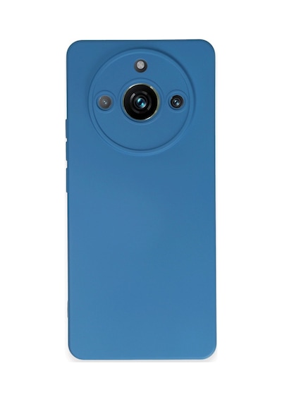 Realme 11 Pro Kılıf Nano İçi Kadife Silikon - Mavi Bz8683140742775