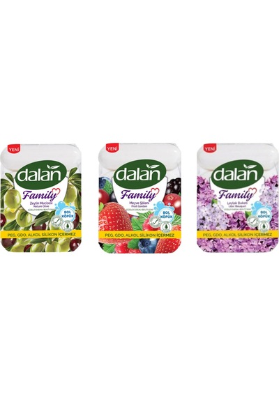 Family El Sabunu 3 Çeşit 3 Adet Diğer