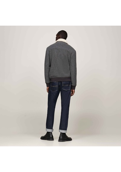 Tommy Hilfiger Erkek Gri Yün Karışımlı Montmw0mw36610