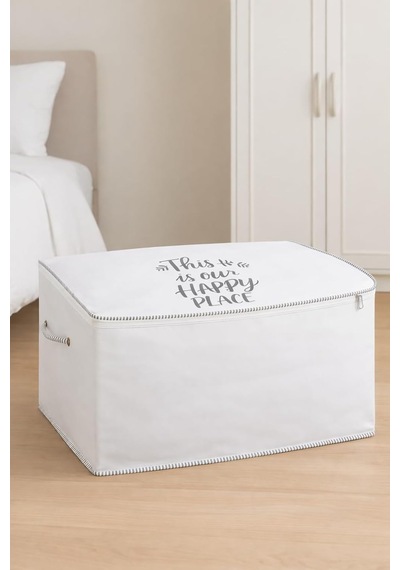İpli Baskılı Yorgan Yastık Kıyafet Hurcu Düzenleyici Organizer Hurç Yorgan 75 X 45 X 45 Diğer