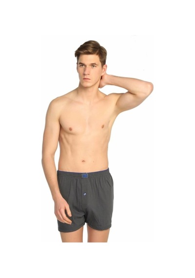 Tutku Penye Düğmeli Erkek Boxer 6'Lı Paket 001