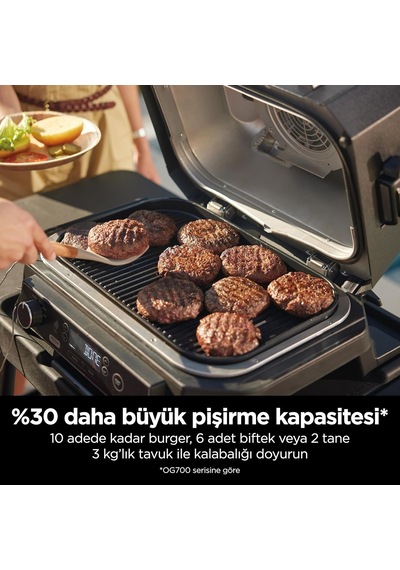 Woodfire Pro Xl Electric Bbq Grill & Smoker Og850eu Çok Renkli