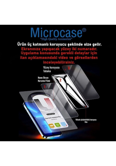 Microcase Xiaomi Redmi Note 17 Pro Max 5g Globalile Uyumlu Full Tpu Ön Arka Nano Koruma- Ekm103