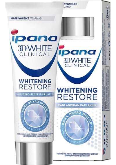 Ipana 3D White Clinical Canlandıran Parlaklık & Beyazlık Diş Macunu 65 ML Ipana 3D White Clinical Canlandıran Parlaklık & Beyazlık Diş Macunu 65 ML