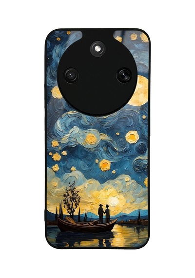 Honor Magic 8 Lite 5g Kılıf Kamera Lens Korumalı Desenli Silikon Üstün Koruma Pazarplus Ağaçlar