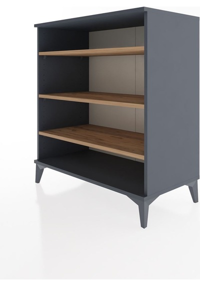 Hyperion Şifonyer 3 Raflı 88x44x96 Antrasit-çam Antrasit