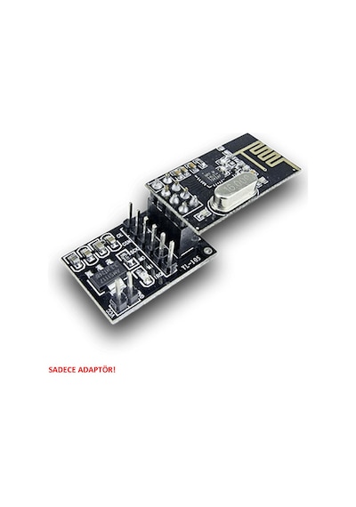 NRF24L01 Adaptör Kart NRF24L01+PA+LNA 8 Pin Dönüştürücü Devre 12 V