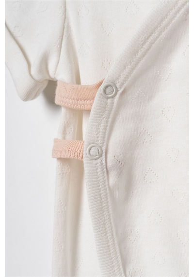 Babycosy Organic Wear %100 Organik Pamuk,2'li Kruvaze Kısa Kollu Bebek Tulum Little Princess Yazlık Kız Bebek Tulum Ekru Babycosy Organic Wear %100 Organik Pamuk,2'li Kruvaze Kısa Kollu Bebek Tulum Little Princess Yazlık Kız Bebek Tulum Ekru