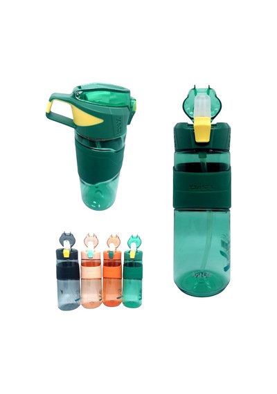650 Ml Tritan Su Şişesi Dayanıklı Ve Hafif Spor Matara, Bpa İçermez, Sızdırmaz Kapak, Taşınabilir Ve Şık Çok Renkli