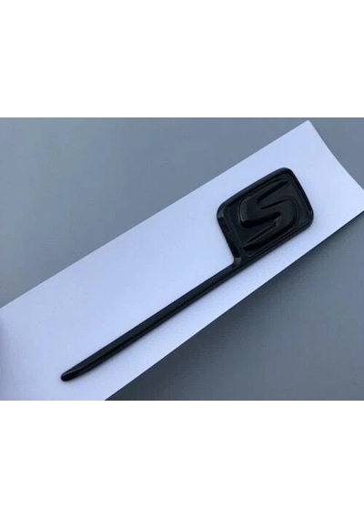 Mercedes Clc Serisi Uyumlu Gloss Black S Çubuklu Bagaj Yazısı 3m 3d Abs