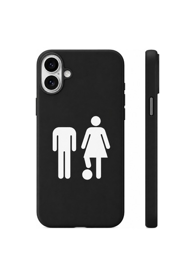 Apple iPhone Uyumlu 17 Oops My Turn Telefon Kılıfı Siyah Beyaz Tasarım Kişiye Özel Siyah