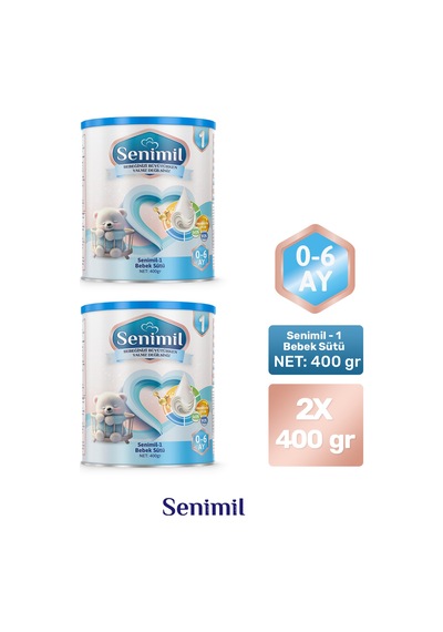 Senimil 1 Bebek Sütü 400 G 2 Adet