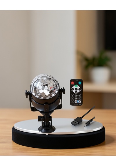 Mini Disko Küre Lamba, Ses Duyarlı Çok Renkli