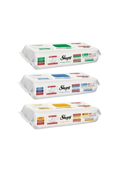 Easy Clean Mopa Uyumlu Yer Temizlik Havlusu&mendili Karma Paket 3x50 150 Yaprak Diğer