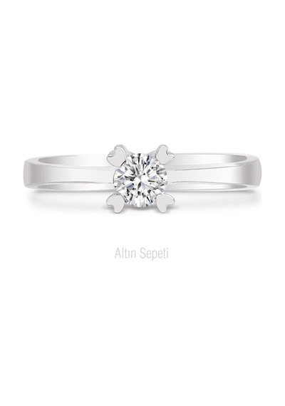 Pırlanta Tektaş Yüzük 0,45 Ct As4Pyz Altınsepeti