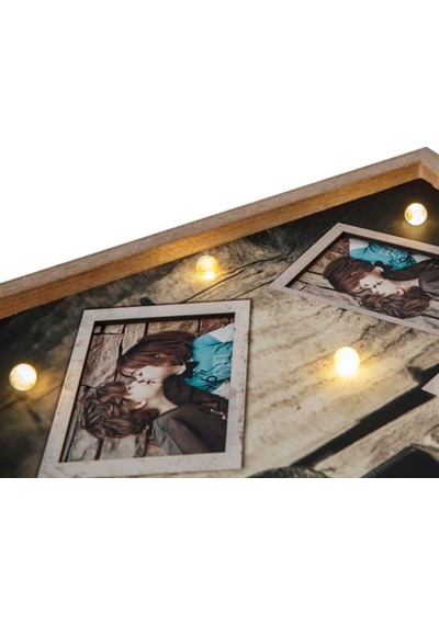 Vitale Pera Led Işıklı Ahşap Tablo 60X40 Cm Ak.Gk0003