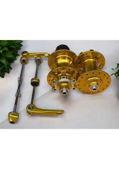 Forte Gt Xbyc 680 Bisiklet Hub Sesli Ön Arka Kaset Göbek Seti 32 Delik 6 Vida Qr Mandal Gold
