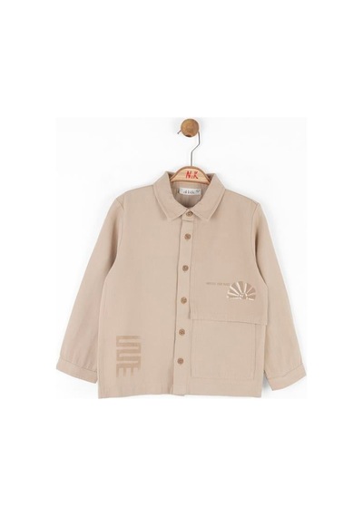 Nk Kids Erkek Çocuk Protect Gömlek 48506 Vizon