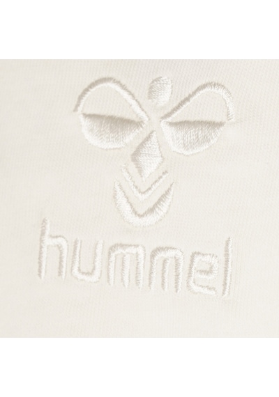 Hummel Britt Oversize Erkek Beyaz Yuvarlak Yaka Tişört Beyaz