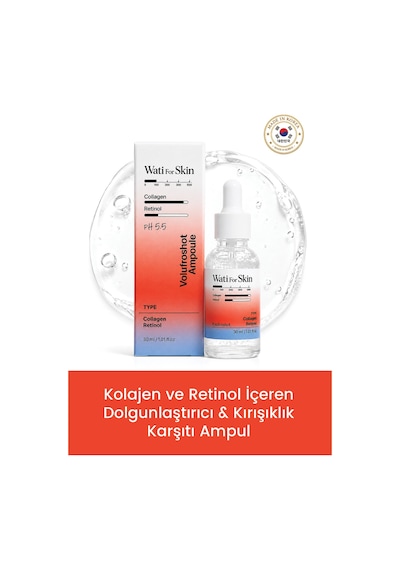 Volufroshot Ampoule Typer Collagen Retinol /kolajen Ve Retinol İçeren Dolgunlaştırıcı Ve Kırışıklık Karşıtı Ampul