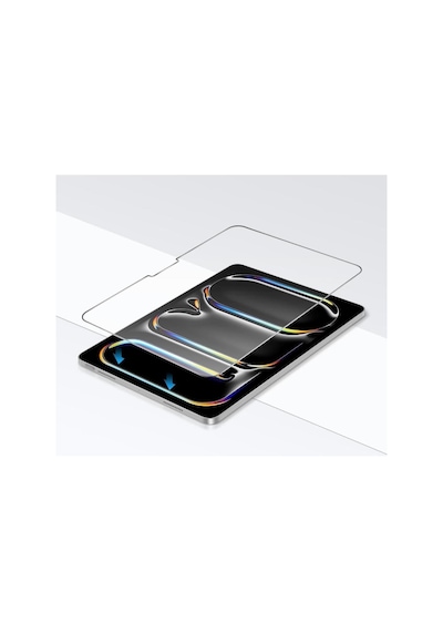 Apple İpad Pro 13 İnç İle Uyumlu Ekran Koruyucu 9h Temperli Kırılmaz Esnek Nano Cam, Çizilmeye Ve Darbeye Dayanıklı Koruma, Hd Şeffaf 2024