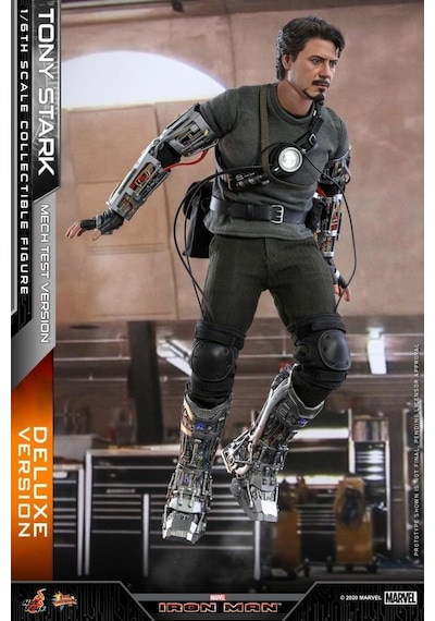 Hot Toys Tony Stark Mech Test Deluxe Version Sixth Scale Figure - 906793 - Mms582 - Marvel Comics / Iron Man