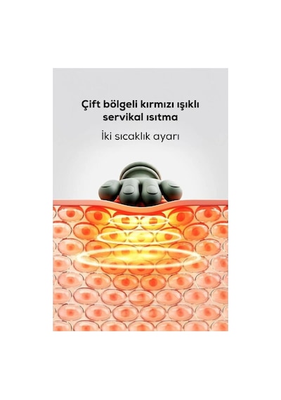 Şarjlı Isıtmalı El Hissi Boyun Ve Sırt Masaj Cihazı Taşınabilir Rahat Evde Kullanım Yeşil